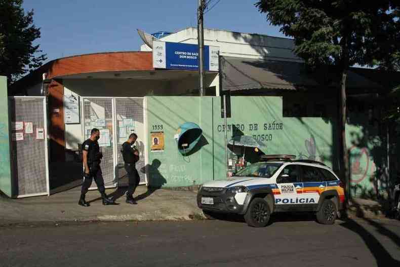 Centro de Sade Dom Bosco, que sofreu arrombamento na madrugada desta sexta-feira (21/5), em BH(foto: Edsio Ferreira / EM / DA Press)