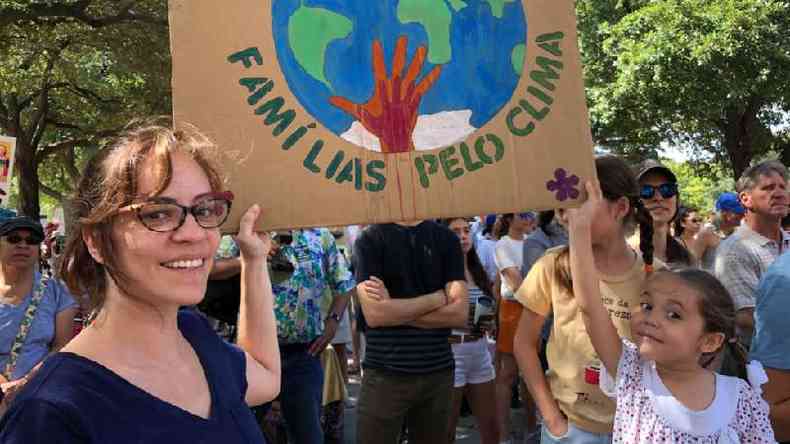 Mariana Menezes, uma das fundadoras do Famlias pelo Clima no Brasil