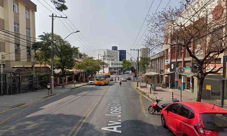 Confusão ocorreu na Avenida José Cleto, no Bairro Palmares, em BH(foto: Reprodução da internet/Google Maps)