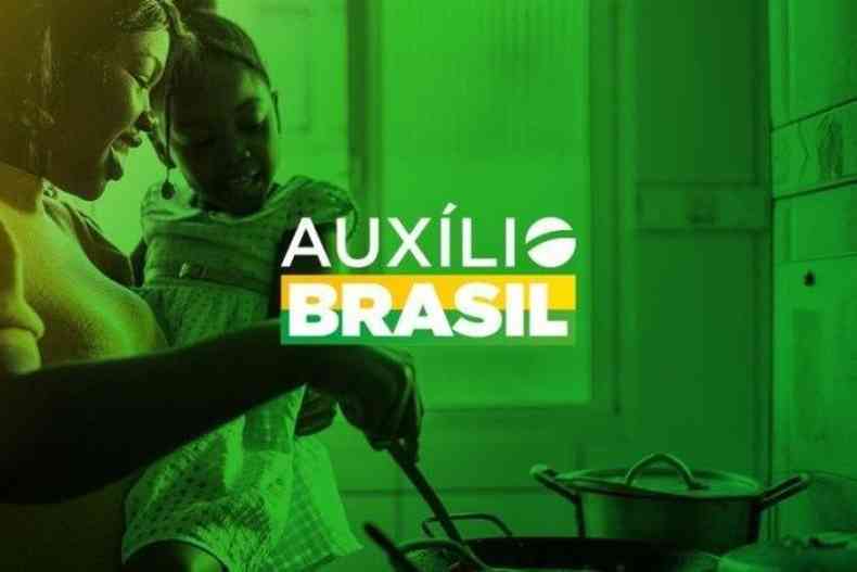 Imagem de divulgao do programa Auxlio Brasil, do governo federal