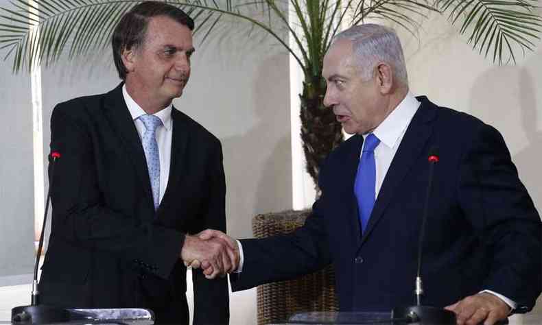 Bolsonaro e Netanyahu se encontrarm nessa sexta-feira (28), s vsperas da posse (foto: Fernando Frazo/Agncia Brasil)