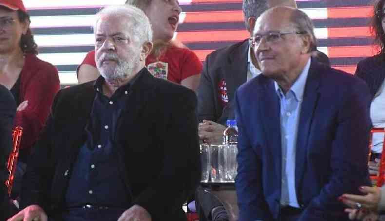 Lula e Alckmin em Uberlndia, nesta quarta-feira (15/6)