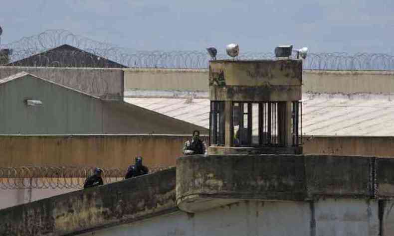 Imagem meramente ilustrativa da Penitenciria Nelson Hungria, em Contagem, na Grande BH(foto: Juarez Rodrigues/EM/D.A Press)
