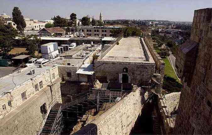 Vista do Museu Torre de Davi, prximo s escavaes, em Jerusalm(foto: RONEN ZVULUN/REUTERS)