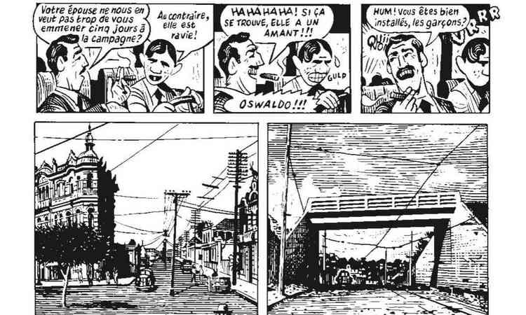 Imagem de Belo Horizonte na revista em quadrinhos 'Chumbo' 