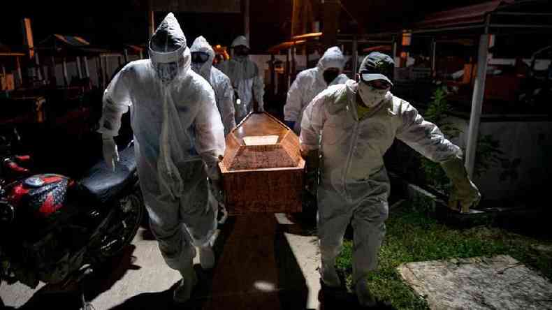 Mais de 126 mil pessoas morreram em decorrncia da covid-19 no Brasil(foto: Getty Images)