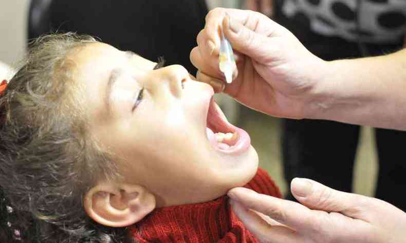 Imunizao contra a paralisia infantil tambm  prioridade do poder pblico(foto: Gladyston Rodrigues/EM/D.A Press)