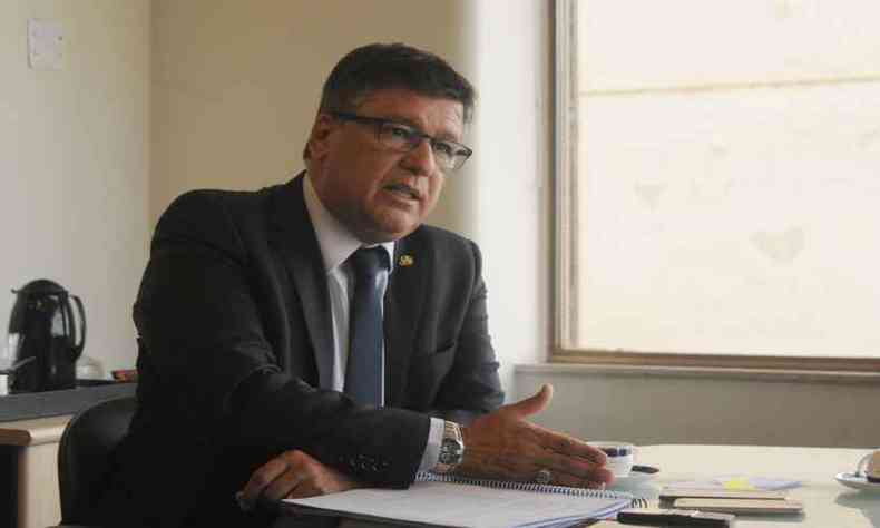 Senador Carlos Viana (PSD) criticou a deciso do STF sobre a CPI da COVID-19(foto: Tulio Santos/EM/D.A Press.)