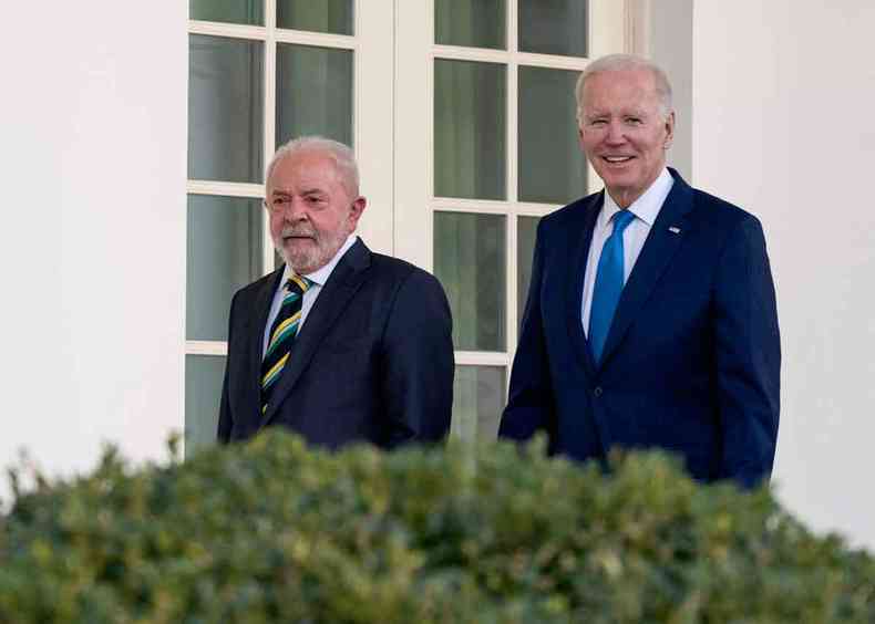 Lula se encontro com Biden em fevereiro na Casa Branca