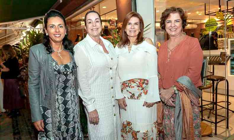 Isabel Gamboa Gangl, Andrea Bernardes, Silvria Castanheira e Da Malard(foto: AMR/DIVULGAO)
