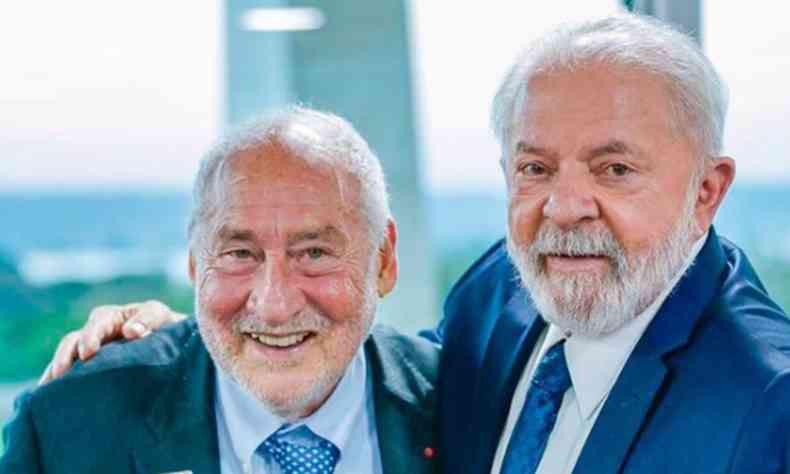 Joseph Stiglitz e Lula 