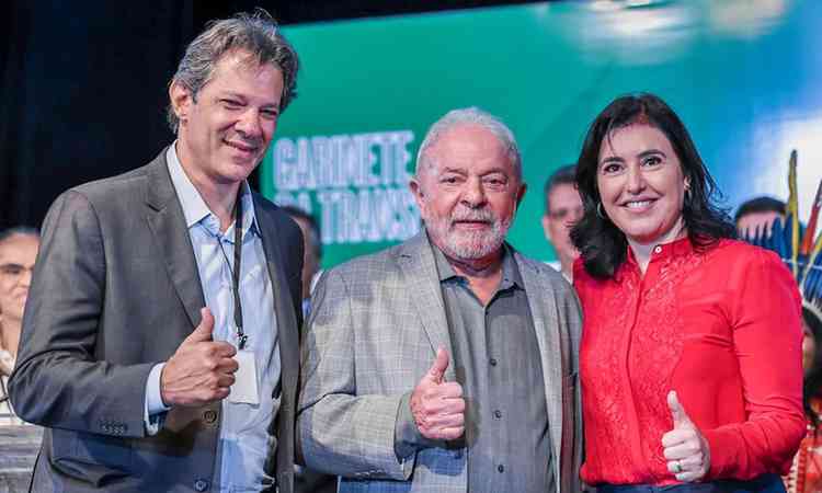 Haddad, Tebet e Lula