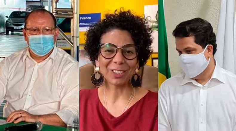 Marcelo, urea e Joo Vitor anunciaram oficialmente suas candidaturas  Prefeitura e Belo Horizonte(foto: Reproduo)