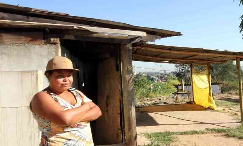 Eliane Ferreira, moradora da ocupação Vila Maria, em BH