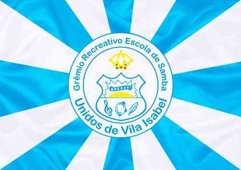 Bandeira da Escola de Samba Vila Isabel