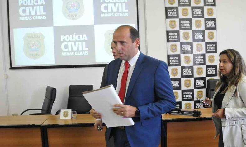 Coletiva de imprensa da Polcia Civil 