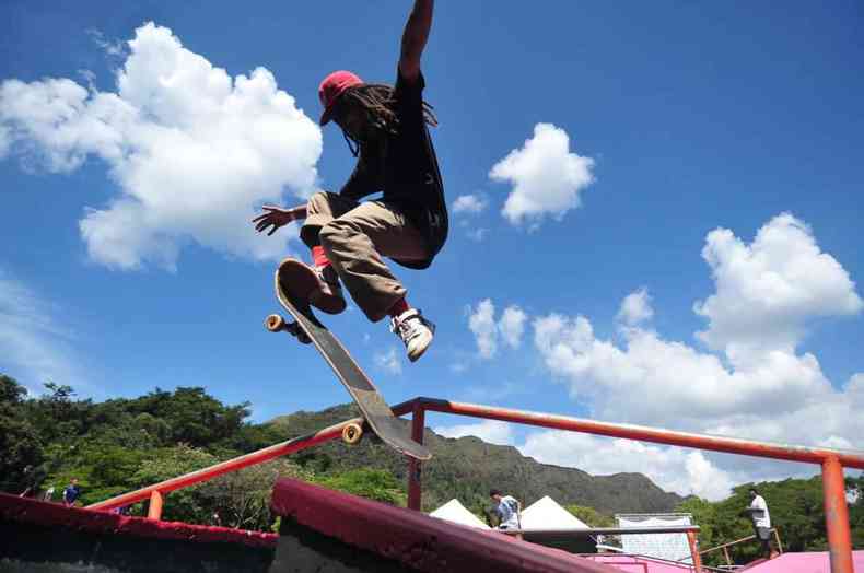 Pista radical inspira voos e sonhos olmpicos no Parque das Mangabeiras, em BH 