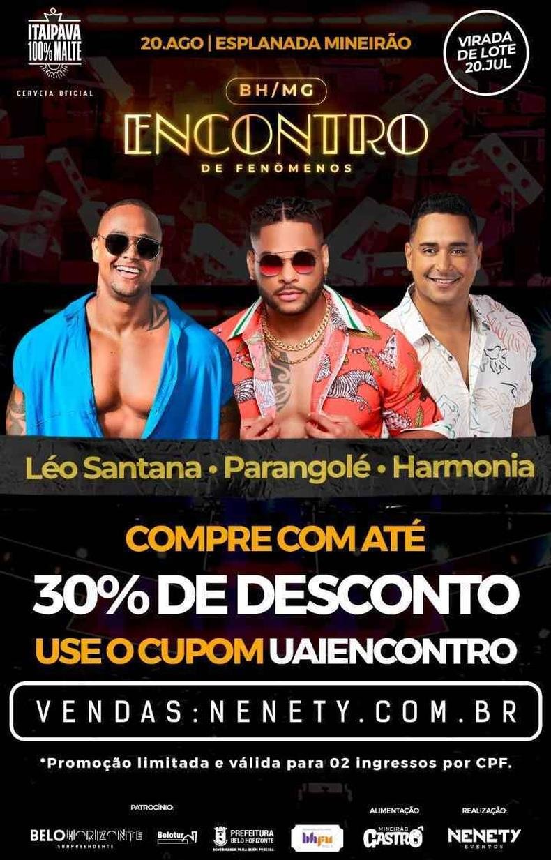 Cupom evento Encontro de Fen�menos