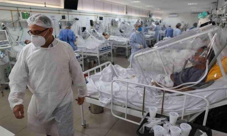 pacientes internados covid assist�ncia m�dica