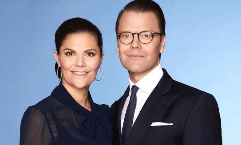 A princesa Victoria da Suécia e seu marido, o príncipe Daniel(foto: Reprodução/Instagram) A princesa Victoria da Suécia e seu marido, o príncipe Daniel