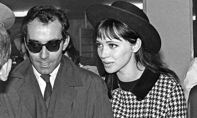 O casal Jean-Luc Godard e Anna Karina no Marrocos, em 1963(foto: afp)