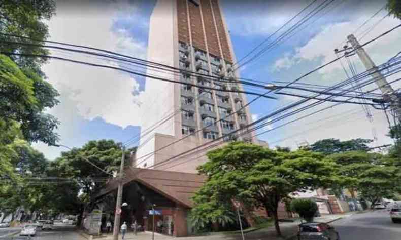 Edifcio fica na Zona Sul da capital mineira (foto: Reproduo/Frazo Leiles)