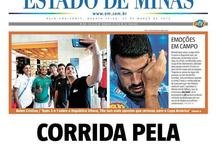 Confira a Capa do Jornal Estado de Minas do dia 27/03/2019