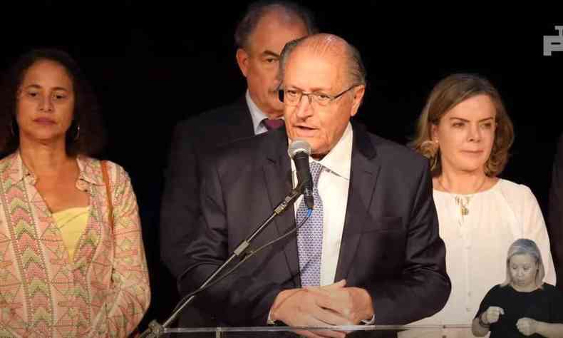 Alckmin em entrevista coletiva