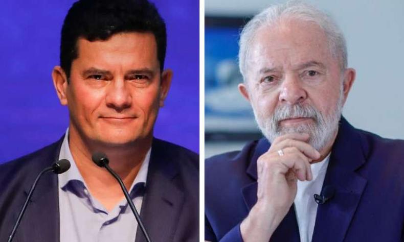 Montagem: Moro x Lula