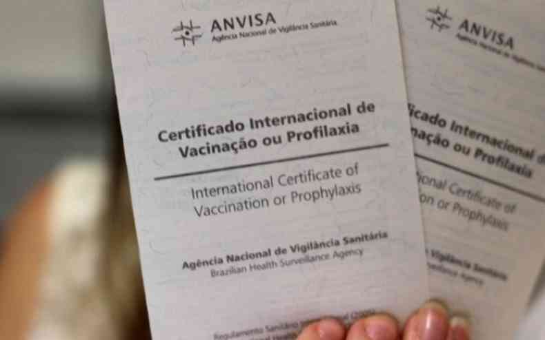 Certificado  exigido em 135 pases no mundo inteiro(foto: Anvisa/Divulgao)