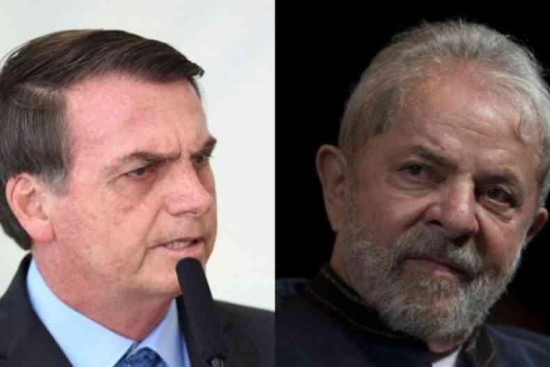 Bolsonaro e Lula a caminho de nova disputa polarizada nas eleies(foto: AFP)
