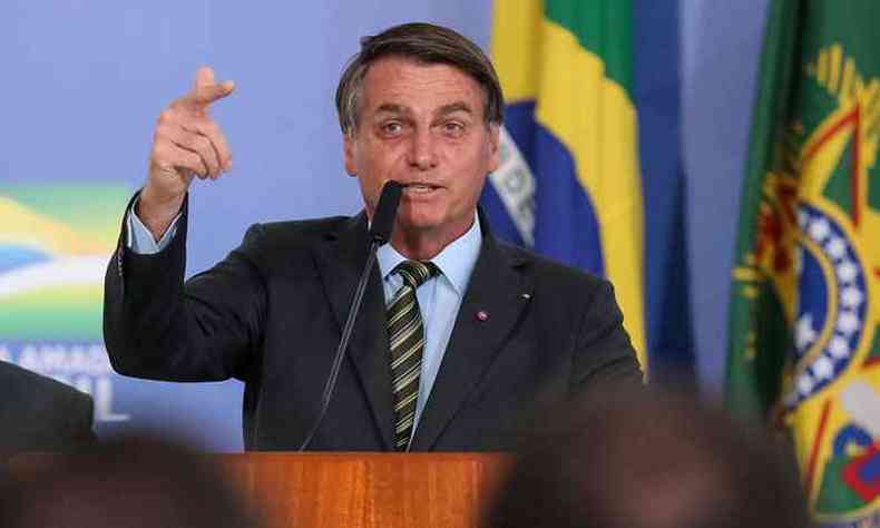 Bolsonaro  um crtico da legislao h anos(foto: Marcos Corra/PR )