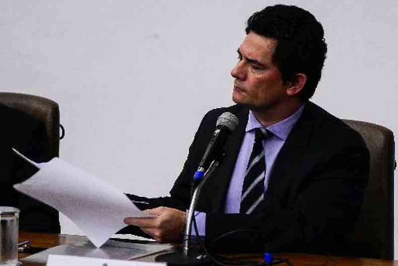 Ex-ministro da Justia Srgio Moro foi idealizador e lder da operao quando juiz titular da 13 Vara Federal de Curitiba(foto: Marcello Casal Jr/Agncia Brasil )