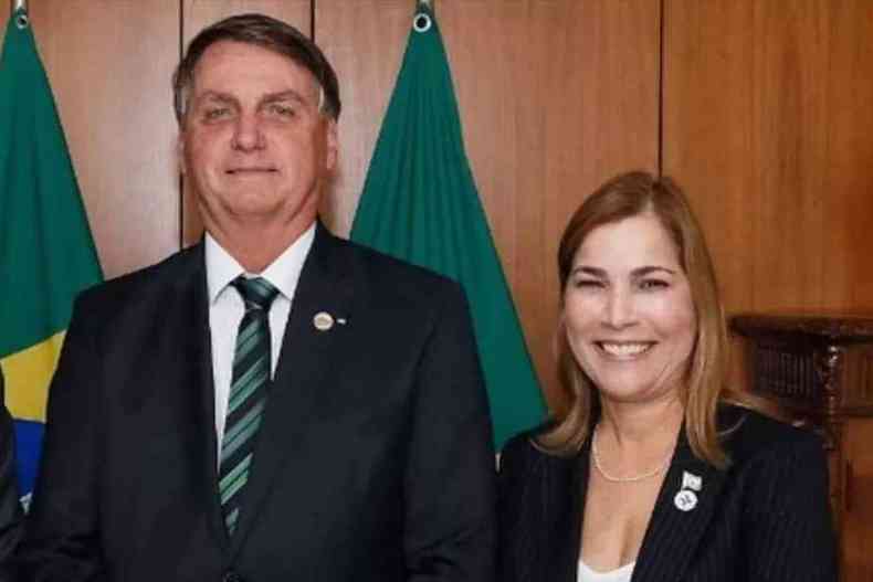 Bolsonaro e Mayra Pinheiro