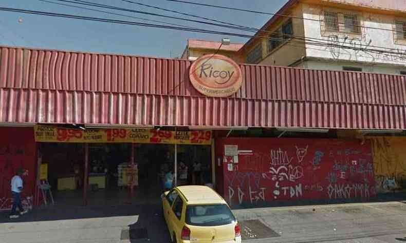 Fachada dos Supemercados Ricoy(foto: Reproduo/Google Street View)