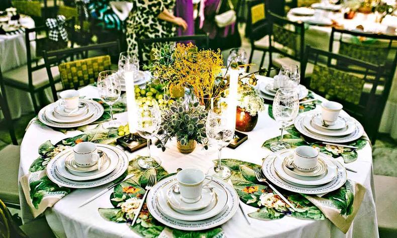 Mesa decorada
