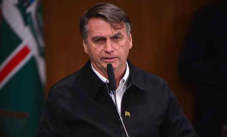 21/08/2023 Credito: Ed Alves/CB/DA.Press. Politica. Ex Presidente Jair Bolsonaro. Recebe Titulo de Cidado Goiano.