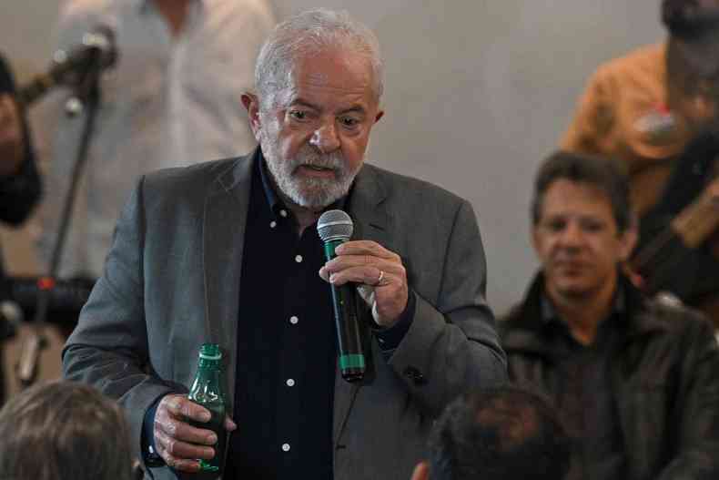 O presidencivel do PT Luiz Incio Lula da Silva
