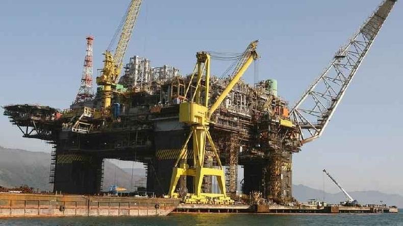 Plataforma offshore da Petrobras em Angra dos Reis