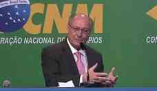 Com prefeitos, Alckmin afirma que 'modelo tributrio atual  muito injusto'