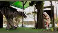Dinossauros invadem o estacionamento do Mineirão