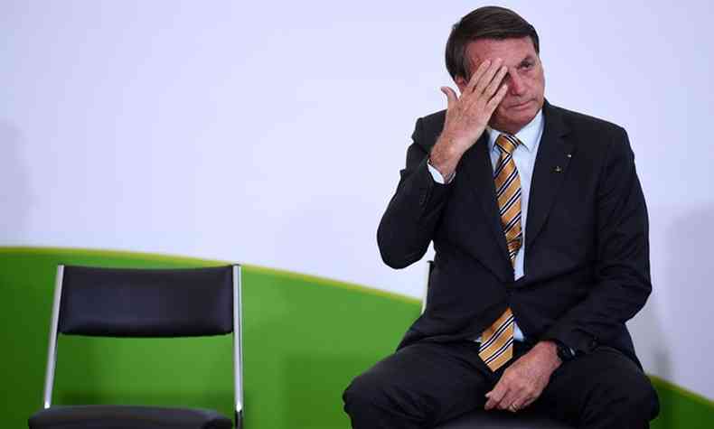 Bolsonaro venceria as eleies de 2022, segundo outra pesquisa divulgada nessa sexta (29/01)(foto: EVARISTO SA / AFP)