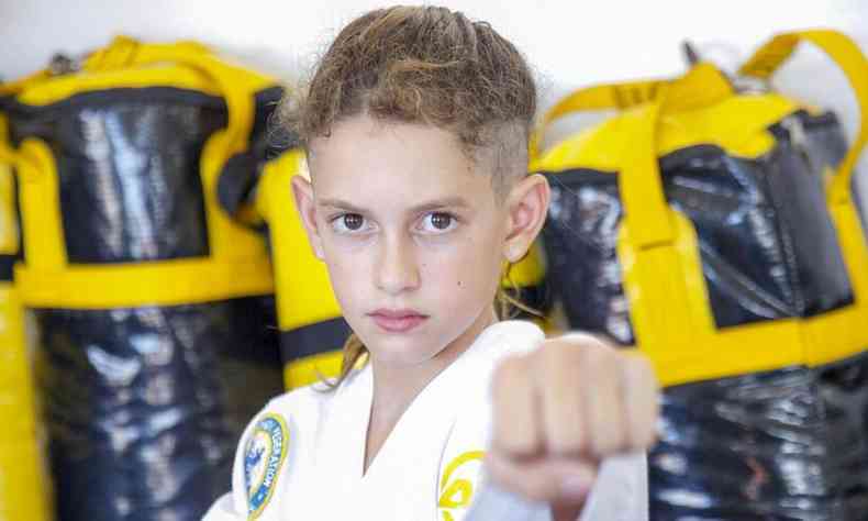 Theo Cadena, mineiro, faixa-preta mais novo de taekwondo no Cear