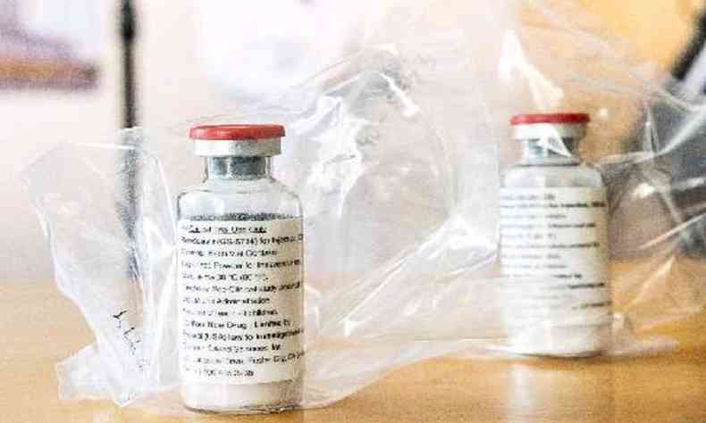 Remdesivir  a primeira droga aprovada por autoridades americanas para ser usada no tratamento contra a covid-19, sem ser em carter experimental(foto: ULRICH PERREY/AFP)