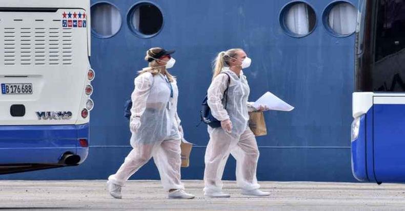 China e It�lia s�o os pa�ses com mais casos de Covid-19(foto: ADALBERTO ROQUE / AFP)
