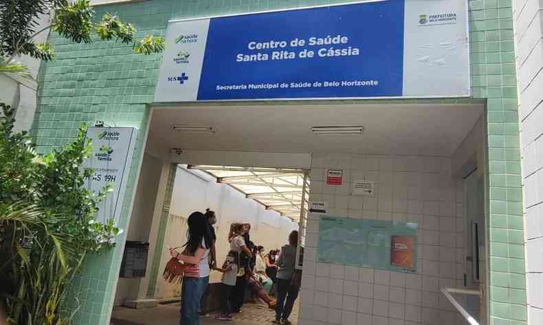 Na foto, Centro de Sade Santa Rita de Cssia