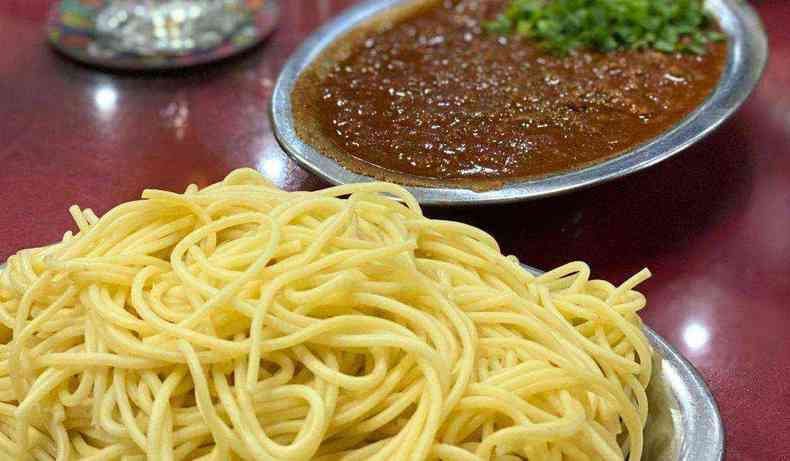 O Rei do Espaguete, Tradição em BH há mais de 61 anos, Santê, Bolão, Macarrão