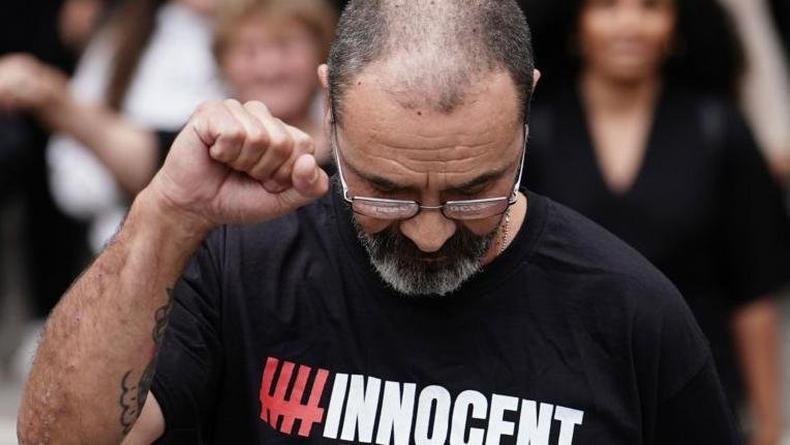 Andrew Malkinson ap�s provar inoc�ncia