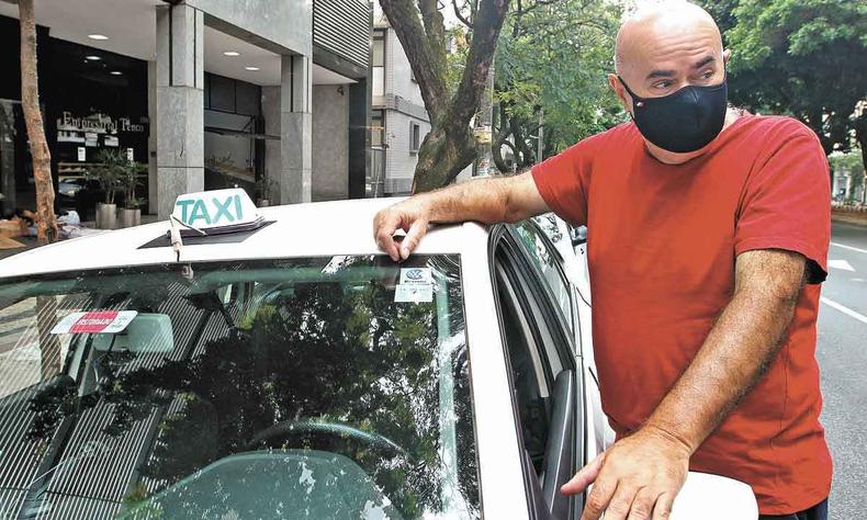 (foto: JAIR AMARAL/EM/D.A PRESS) Taxista