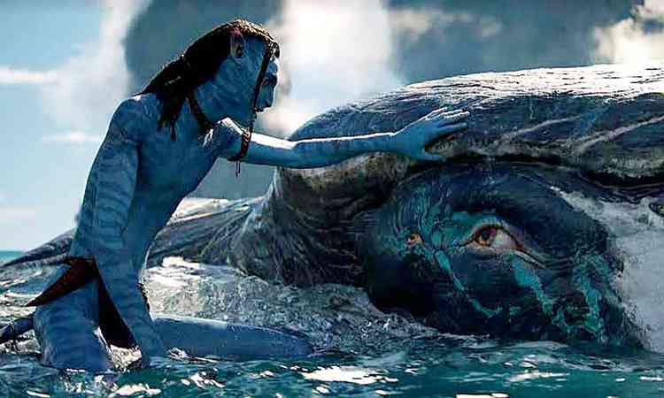 cena de 'Avatar - O caminho da gua', de James Cameron
